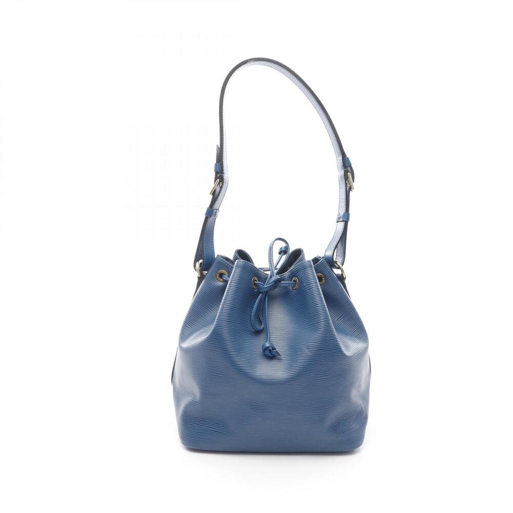 Louis Vuitton Shoulder Bag Noe Leather Epi Blue